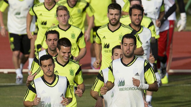 اسپانیا|تمرین تیم ملی اسپانیا