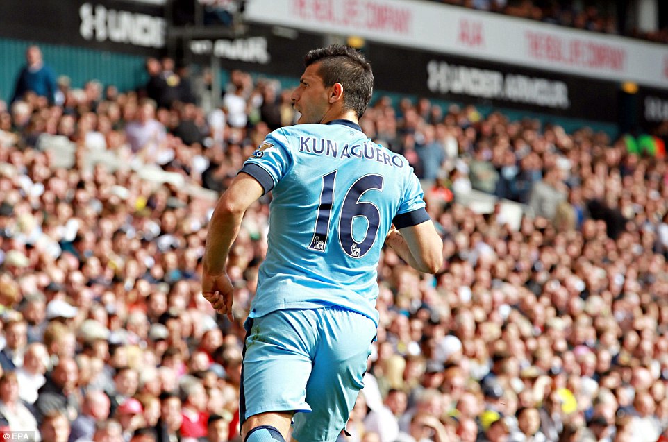 سرخیو آگرو|تاتنهام 0 - 1 منچستر سیتی / لیگ جزیره