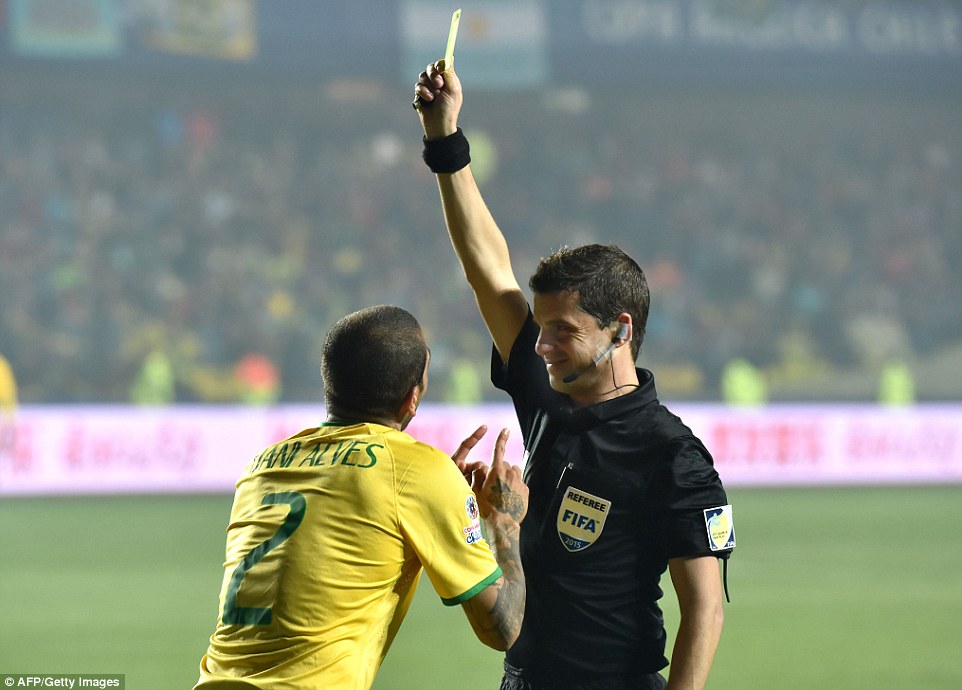 دانیل آلوز|برزیل 1 (3) - (4) 1 پاراگوئه / کوپا آمریکا 2015