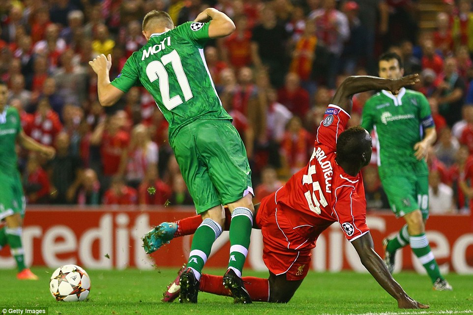 ماریو بالوتلی|لیورپول 2-1  لودوگورتس / لیگ قهرمانان