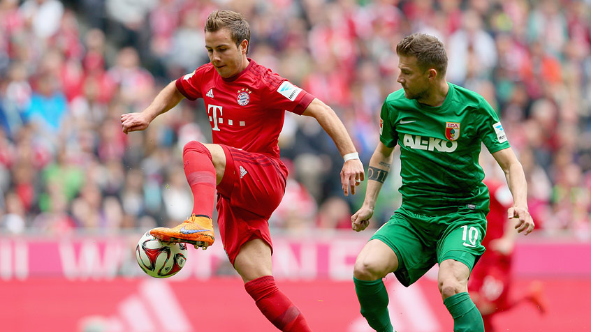 ماریو گوتزه|بایرن مونیخ 0 - 1 اوگزبورگ / بوندسلیگا