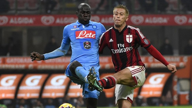 کالیدو کولیبای - كيسوکه هوندا|میلان 2 - 0 ناپولی / سری آ