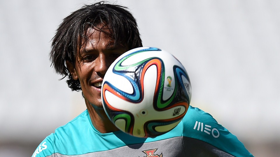 برونو  آلوٍز|شادابی برونو آلوز در اخرین تمرین در لیسبون