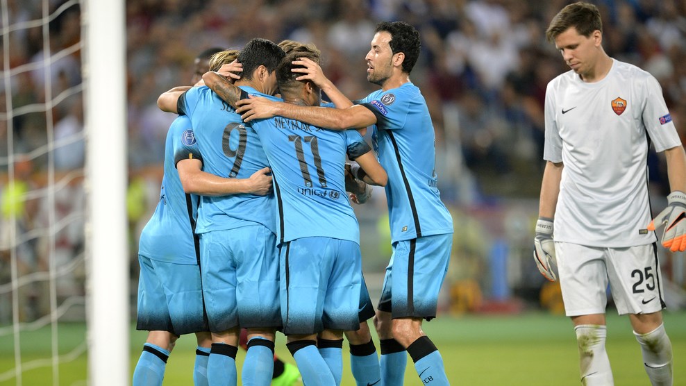 لوئیس سوار|رم 1 - 1 بارسلونا / لیگ قهرمانان