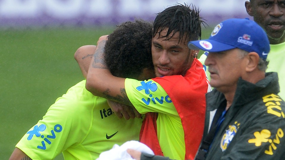 نیمار دا سیلوا|تمرین تیم ملی برزیل