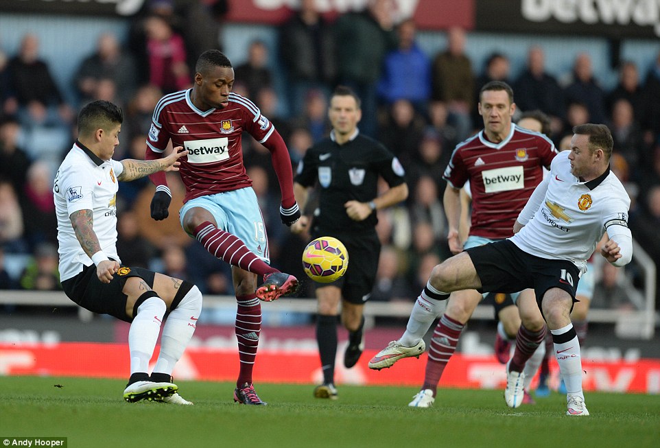 وین رونی|وستهام 1 - 1 منچستر یونایتد / لیگ جزیره