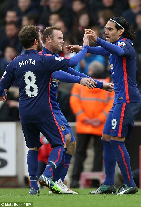 وین رونی - ماتا - فالکائو|استوک سیتی 1 - 1 منچستر یونایتد / لیگ جزیره