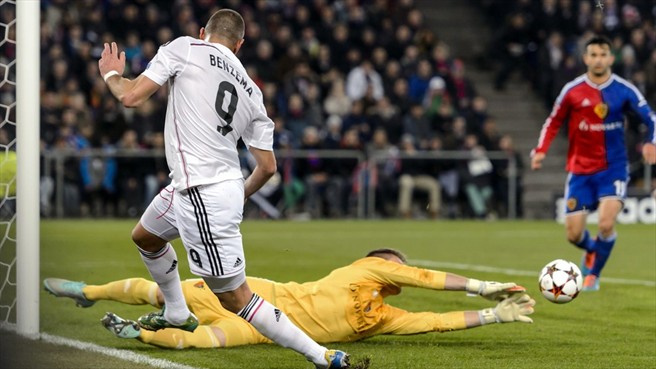 کریم بنزما|بازل 0 - 1 رئال مادرید / لیگ قهرمانان