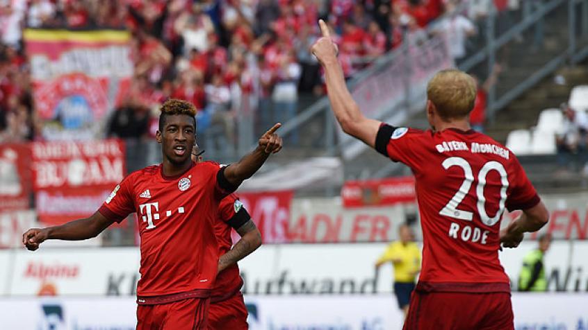 شادی بازیکنان بایرن|دارمشتات 98 0 - 3 بایرن مونیخ / بوندسلیگا