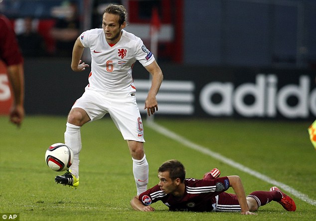 دیلی بلایند|لتونی 0 - 2 هلند / مقدماتی جام ملت های اروپا