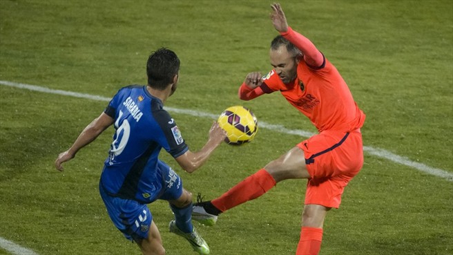 آندرس اینیستا|ختافه 0 - 0 بارسلونا / لالیگا