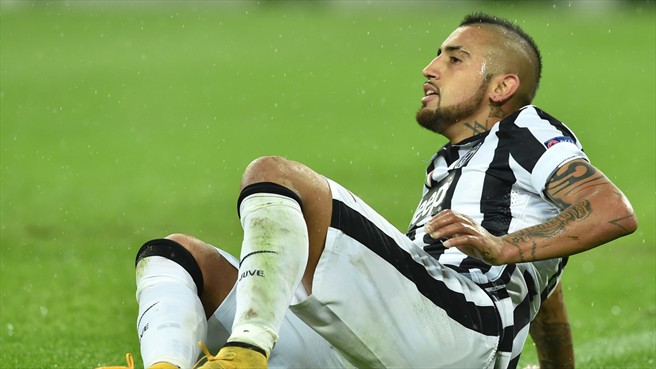 آرتور ویدال|یوونتوس 3 - 2 المپیاکوس / لیگ قهرمانان