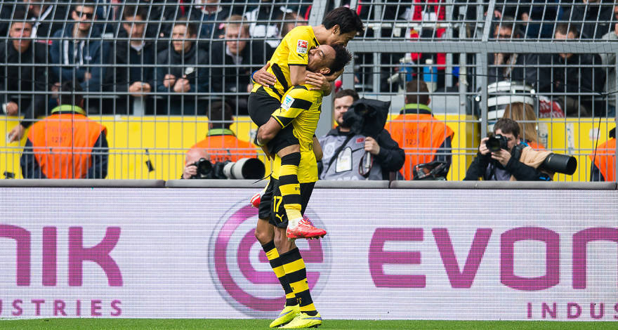 شینجی کاگاوا|بوروسيا دورتموند 2 - 0 اینتراخت فرانکفورت / بوندسلیگا