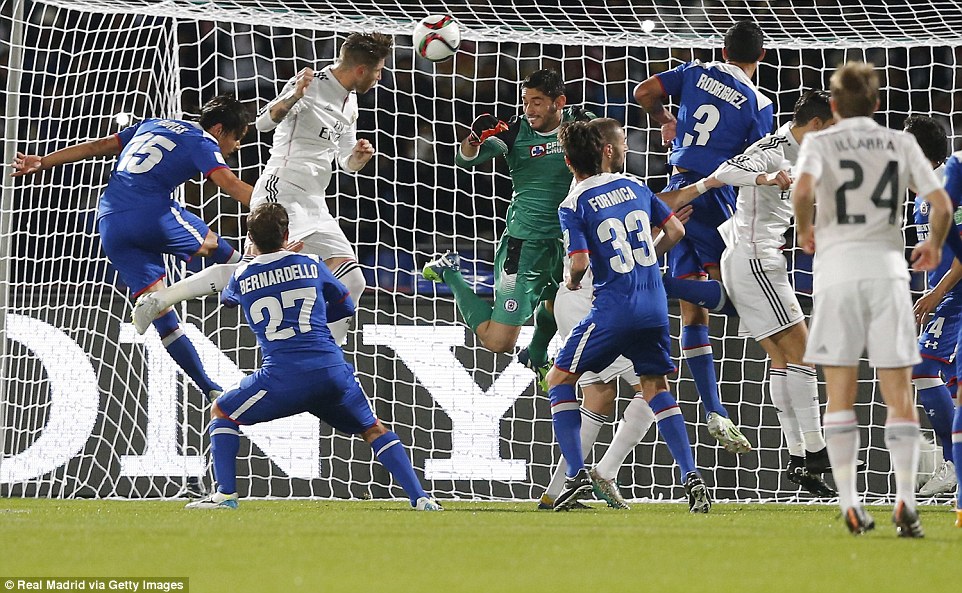 سرخیو راموس|کروز آزول 0 - 4 رئال / جام باشگاه های جهان