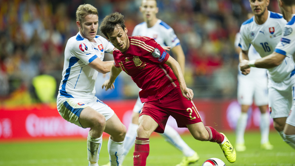 داوید سیلوا|اسپانیا 2 - 0 اسلواکی / مقدماتی یورو 2016