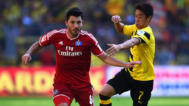 شينجی کاواگ|دورتموند 0-1 هامبورگ / بوندسلیگا