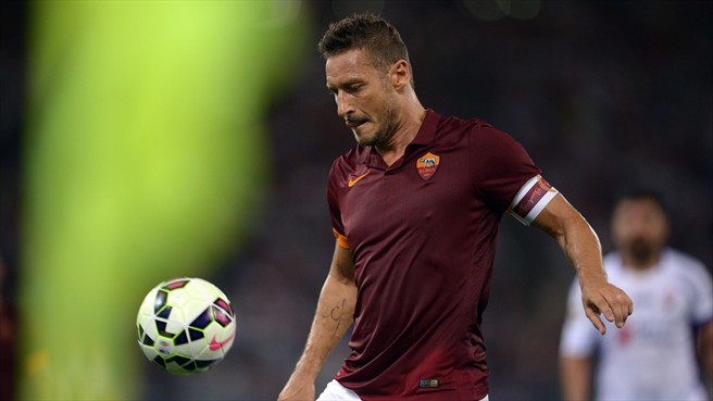 فرانچسکو توتی|آ اس رم 2-0 فیورنتینا / سری آ