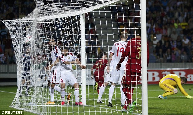 داوید سیلوا|بلاروس 0 - 1 اسپانیا / مقدماتی یورو 2016