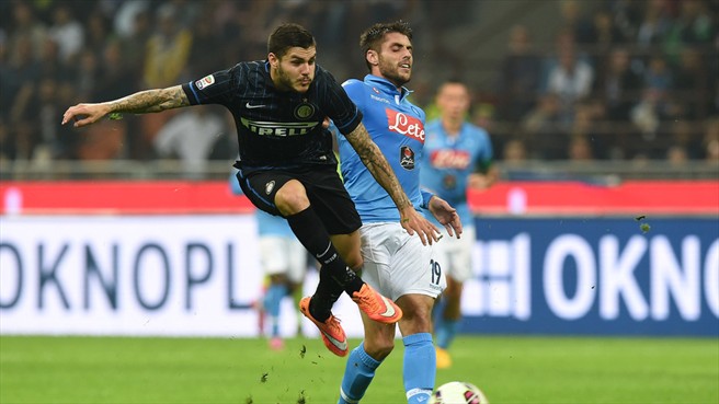 مائورو ایکاردی|اینتر میلان 2 - 2 ناپولی / سری آ