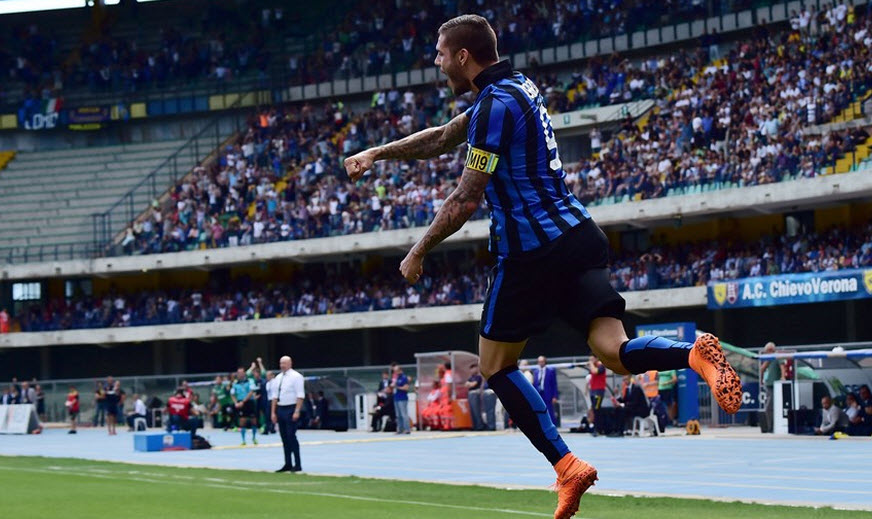 مائورو ایکاردی|کیه وو 0 - 1 اینترمیلان / سری آ / گزارش تصویری