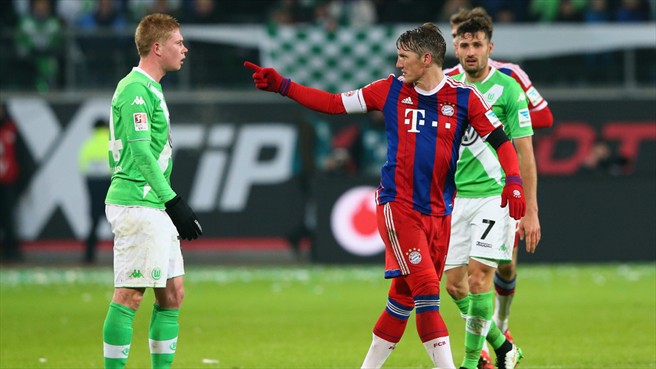 باشتین شواینشتایگر|وولفسبورگ 4 - 1 بایرن مونیخ