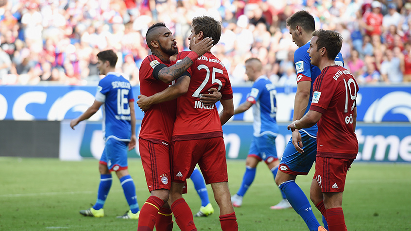 آرتور ویدال|هوفنهايم 1 - 2 بایرن مونیخ / بوندسلیگا