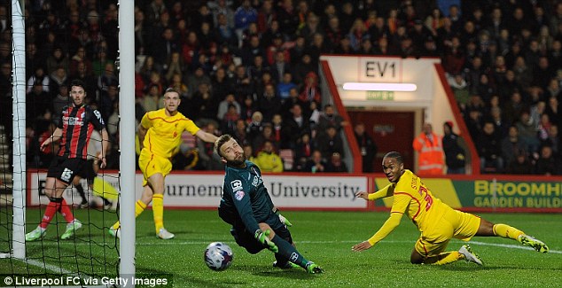 رحيم استرلینگ|ای اف سی بورنموث 1 - 3 لیورپول / جام اتحادیه