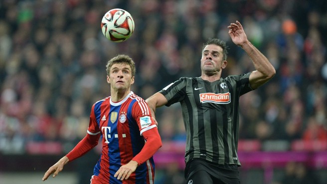 توماس مولر|بایرن مونیخ 2 - 0 فرایبورگ / بوندسلیگا