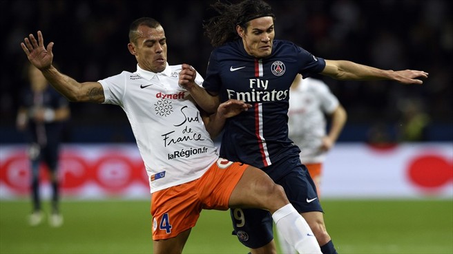 ادینسون کاوانی|پاریس سن ژرمن 0 - 0 مون پليه / لوشامپیونه