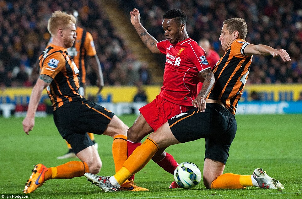 رحيم استرلینگ|هال سیتی 1 - 0 لیورپول / لیگ جزیره