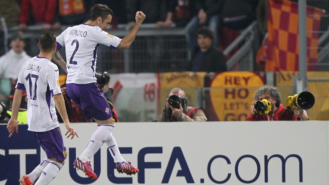 گونزالو خاویر رودریگز|رم 0 - 3 فیورنتینا / لیگ اروپا