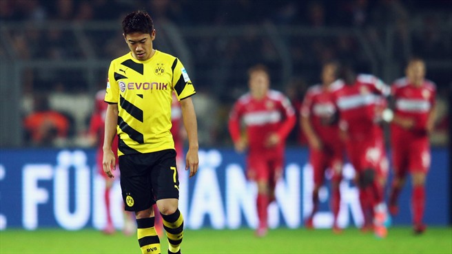 شينجی کاواگا|دورتموند 2-2 اشتوتگارت / بوندسلیگا