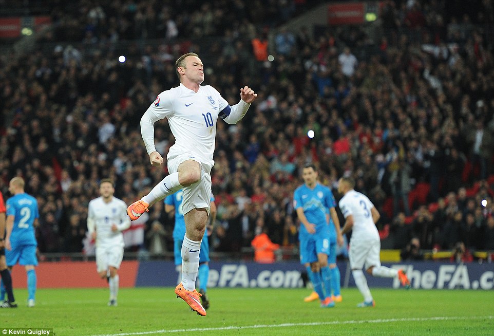 وین رونی|انگلستان 3 - 1 اسلوونی / مقدماتی جام ملت های اروپا