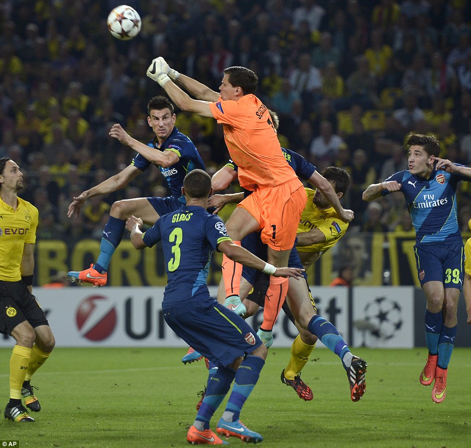 كيران گیبس - وویتخ شتزنی|دورتموند 2-0 آرسنال /  لیگ قهرمانان