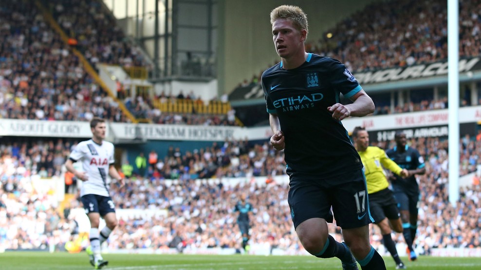 کوین دی بروین|تاتنهام 4 - 1 منچستر سیتی / لیگ جزیره