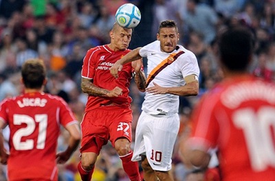 فرانچسکو توتی|آ اس رم 1-0 لیورپول / دیدار تدارکاتی