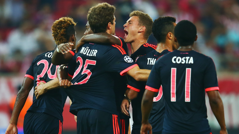 توماس مولر|المپیاکوس 0 - 3 بایرن مونیخ / لیگ قهرمانان