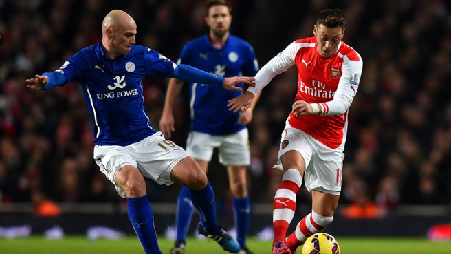 مسوت اوزیل|آرسنال 2 - 1 لیستر سیتی / لیگ جزیره