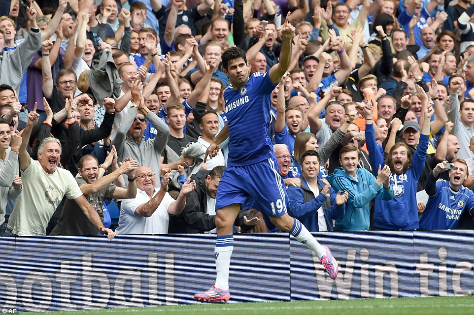 دیگو کاستا|چلسی 3-0 استون ویلا / لیگ جزیره