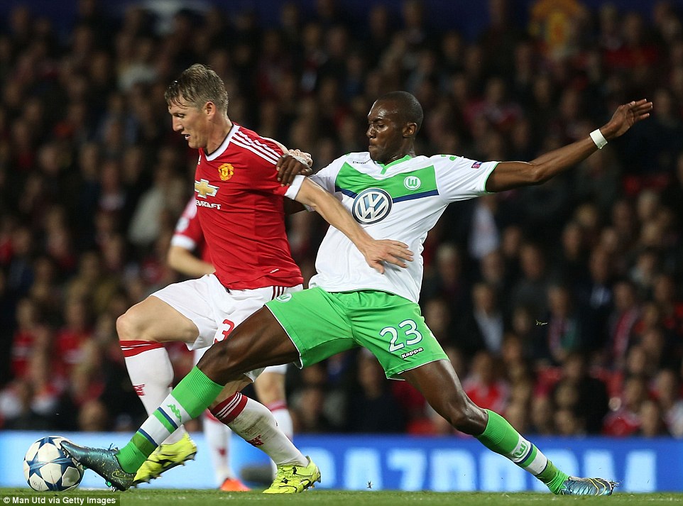 باشتین شواینشتایگر|منچستر یونایتد 2 - 1 وولفسبورگ / لیگ قهرمانان