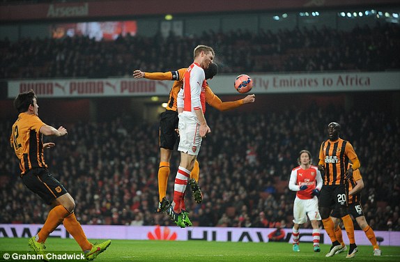 پر مرتساکر|آرسنال 2 - 0 هال سیتی / جام حذفی انگلستان