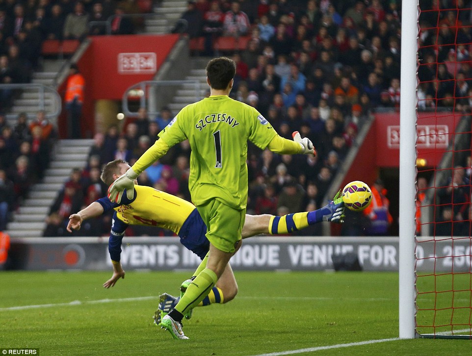 پر مرتساکر|ساوتهمپتون 2 - 0 آرسنال / لیگ جزیره