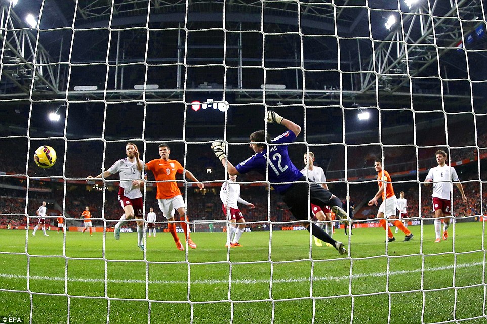 رابین فن پرسی|هلند 6 - 0 لتونی / مقدماتی جام ملت های اروپا