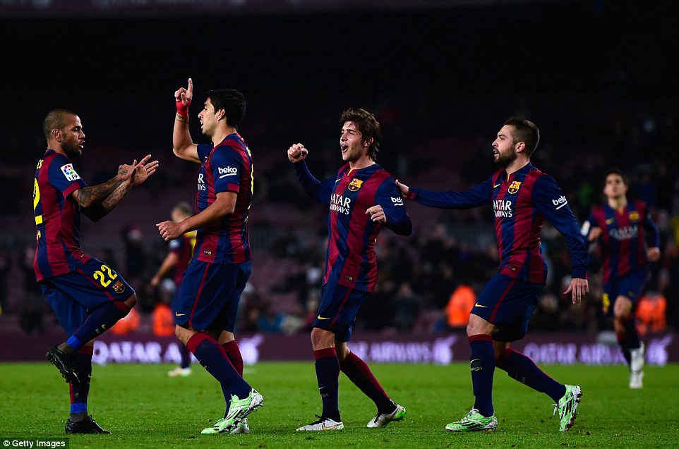 لوئیس سوارز - دنی آلوز - روبرتو|بارسلونا 5 - 0 اِلچه / جام حذفی اسپانیا