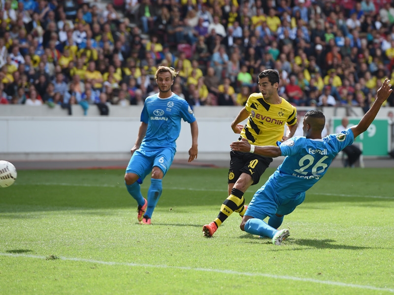 هنريخ مخیتاریان|استوتگارت کیکرز 1-4 دورتموند / جام حذفی آلمان