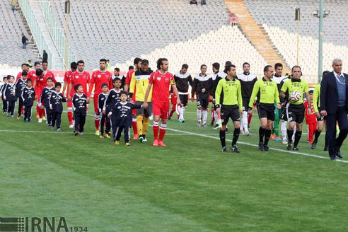 مراسم قبل از بازی|پرسپولیس تهران 0 - 0 صبای قم / لیگ برتر
