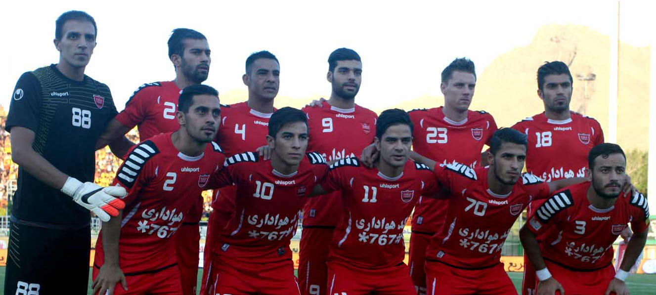 بازیکنان پرسپولیس تهران|سپاهان اصفهان 4 - 2 پرسپولیس تهران / لیگ برتر ایران (خلیج فارس)