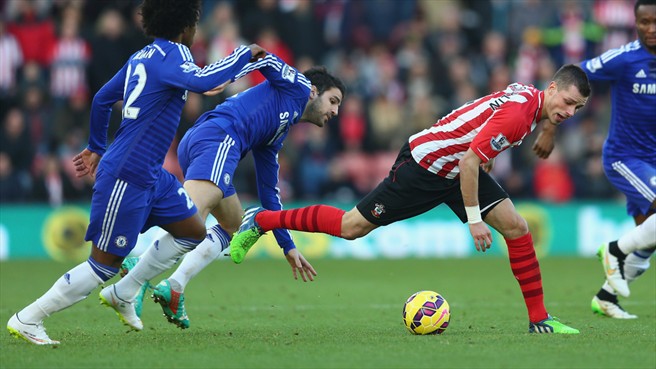 سسک فابرگاس|ساوتهمپتون 1 - 1 چلسی / لیگ جزیره