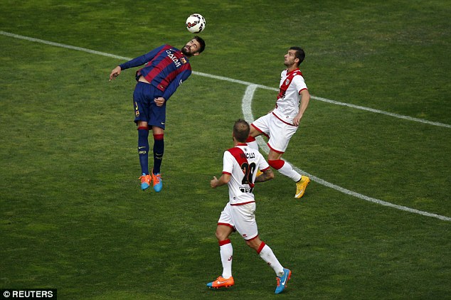 جرارد پیکه|رایو‌‌ والکانو 0 - 2 بارسلونا / لالیگا