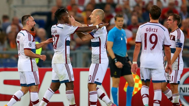 فرانک ريبری|رم 1 - 7 بایرن مونیخ / لیگ قهرمانان